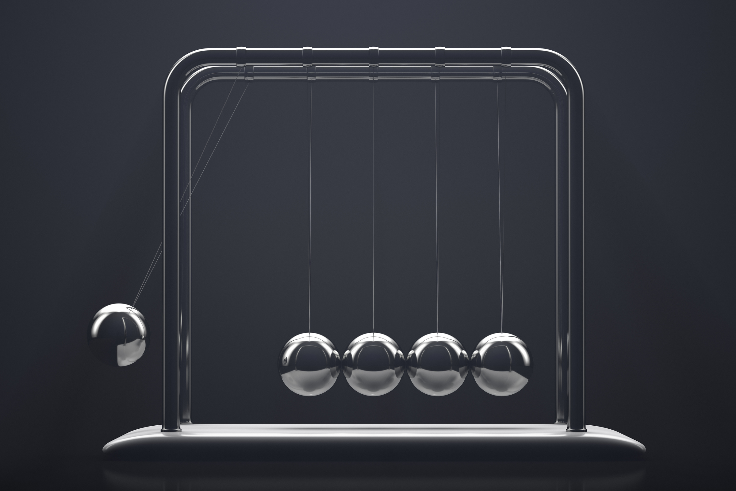 Demonstration of the conversion of potential energy into kinetic energy and vice versa
